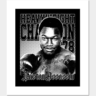 Larry Holmes White Posters and Art